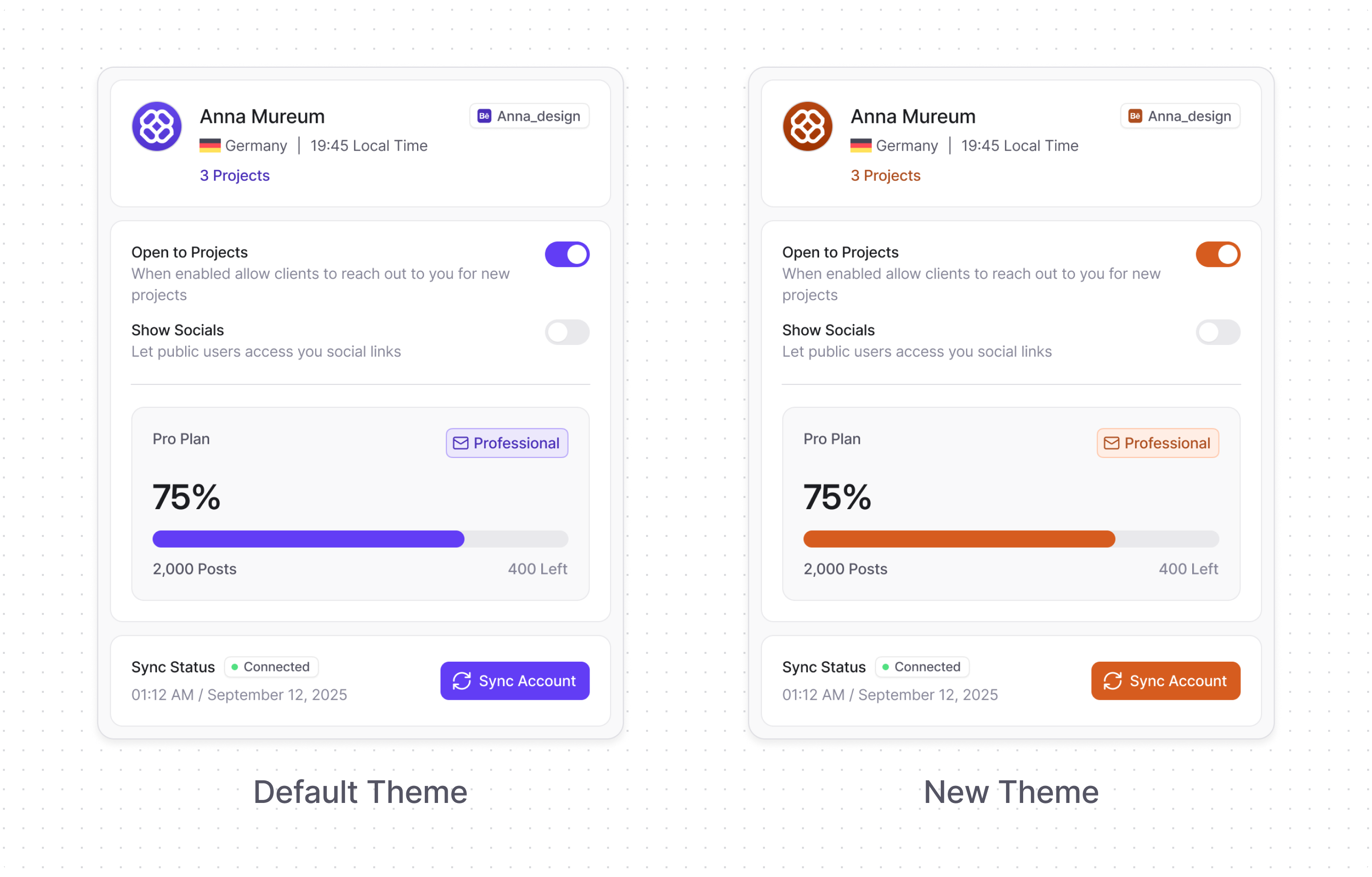 New Theme