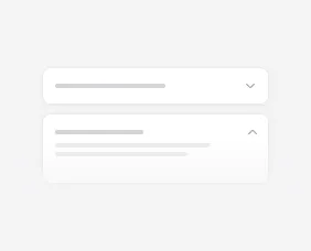 Accordion UI component illustration