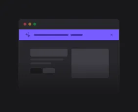 Banner UI component illustration