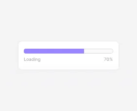 Progress Bar UI component illustration