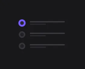 Radio Group UI component illustration