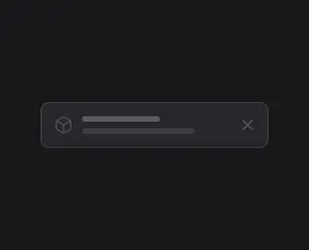 Toast UI component illustration