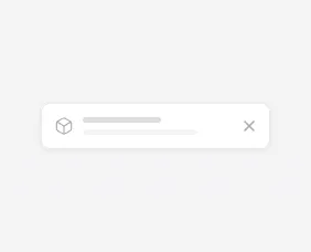 Toast UI component illustration