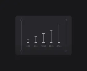 Spacing and margin illustration