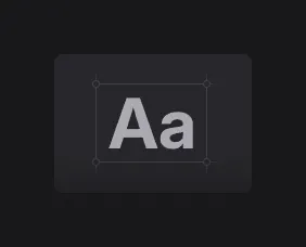 Typography text styles illustration
