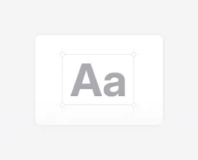 Typography text styles illustration
